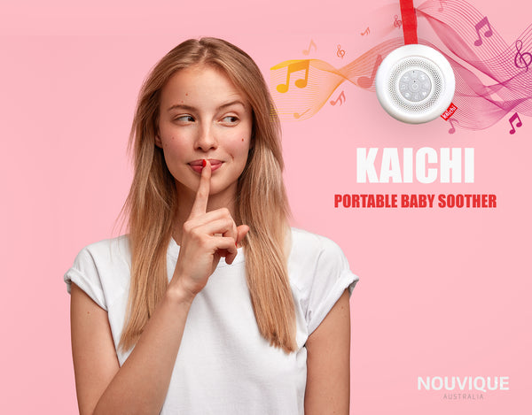 Kaichi White Noise Machine - Sound Machine for Baby, Kids and Adults with 5 Calming Sounds